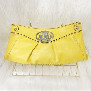 Vintage Bright & Bold Sun Shine Yellow Oversized Clutch by XOXO